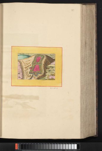 Map of the fortress on Mont Hulin