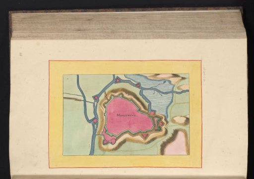 Fortress map of Montreuil