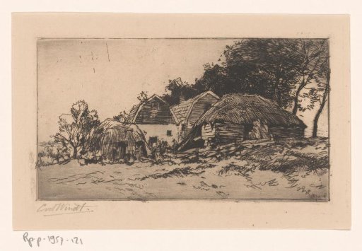 Two houses and a barn