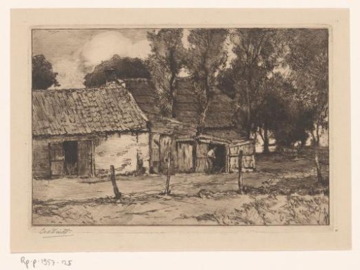 Farmhouse with Barn