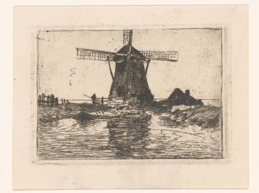 Mill by a canal