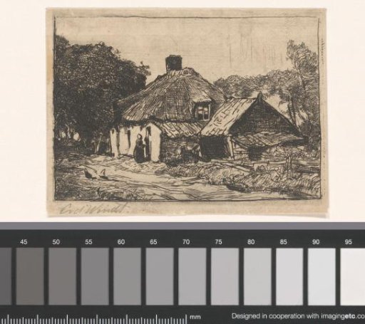 Farm with barn
