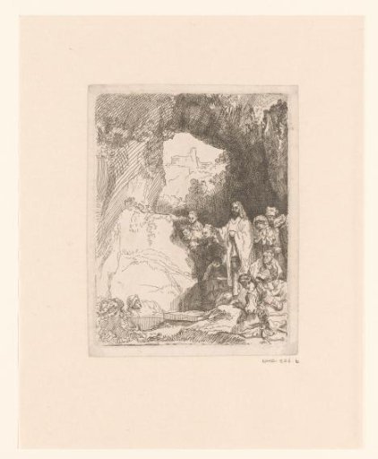 The Raising of Lazarus: small plate