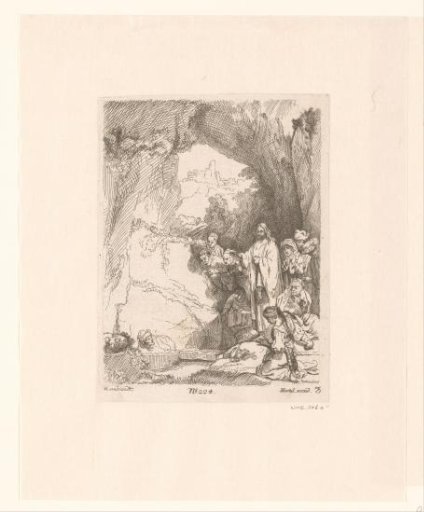 The Raising of Lazarus: small plate