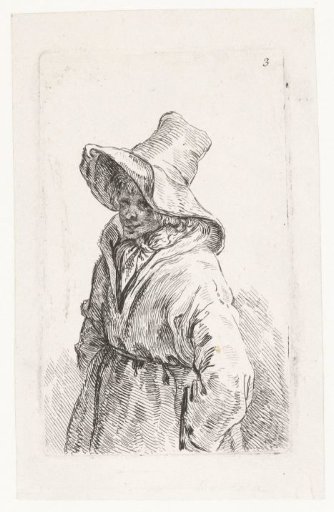 Woman with a Large Hat