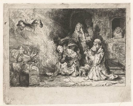 The Angel departing from the family of Tobias