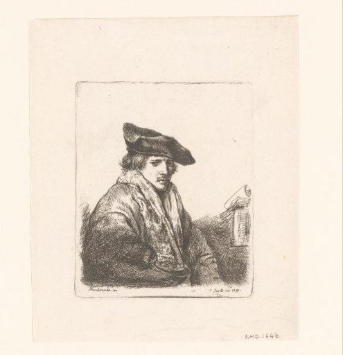 Young man in a velvet cap (Petrus Sylvius?)
