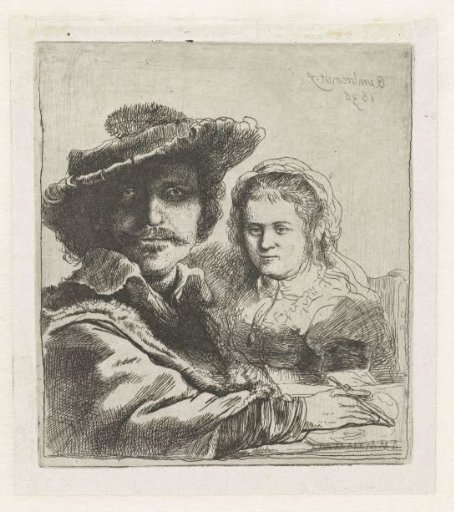 Self-portrait with Saskia