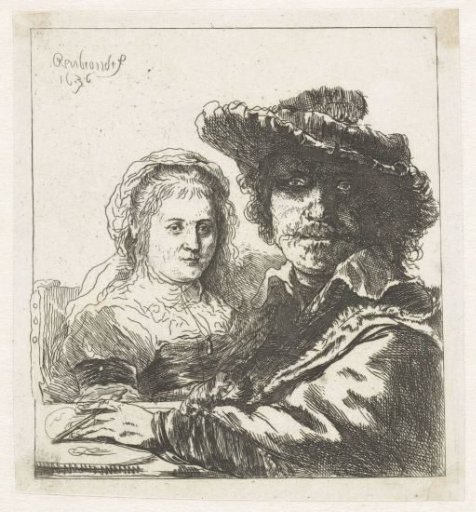 Self-portrait with Saskia