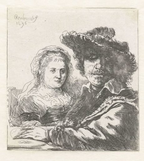 Self-portrait with Saskia