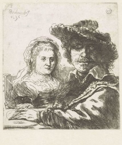 Self-portrait with Saskia