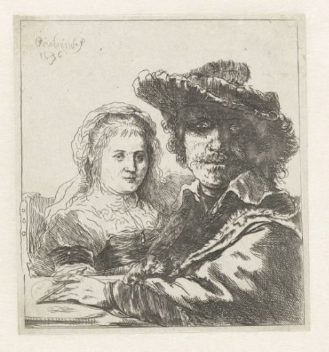 Self-portrait with Saskia