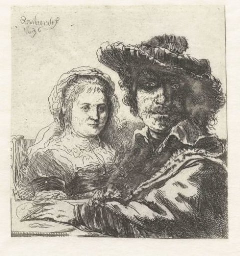 Self-portrait with Saskia