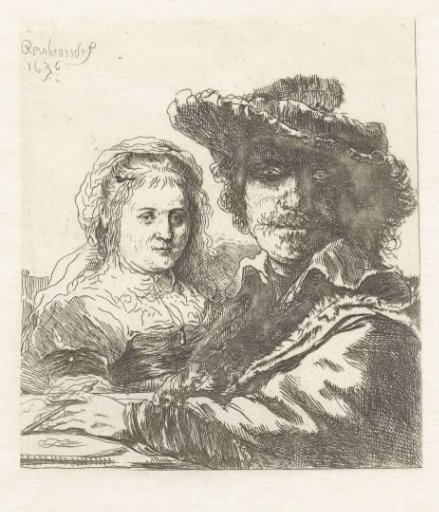 Self-portrait with Saskia