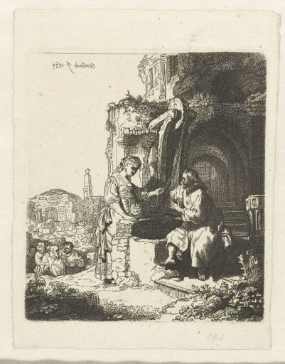 Christ and the Woman of Samaria among Ruins