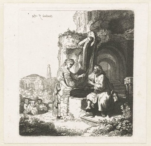 Christ and the Woman of Samaria among Ruins