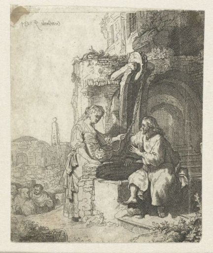 Christ and the Woman of Samaria among Ruins