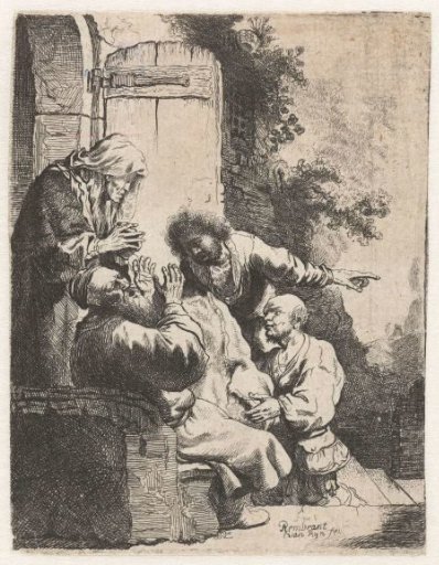 Joseph's coat brought to Jacob