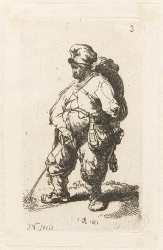 A man making water