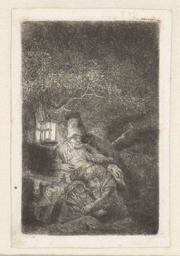 Rest on the flight into Egypt: a night piece