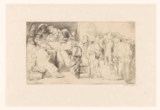 Christ disputing with the doctors: a sketch