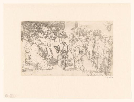 Christ disputing with the doctors: a sketch