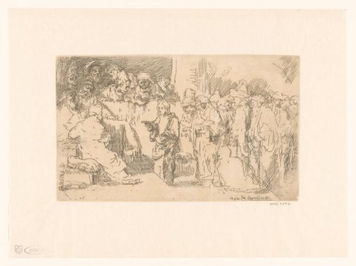 Christ disputing with the doctors: a sketch