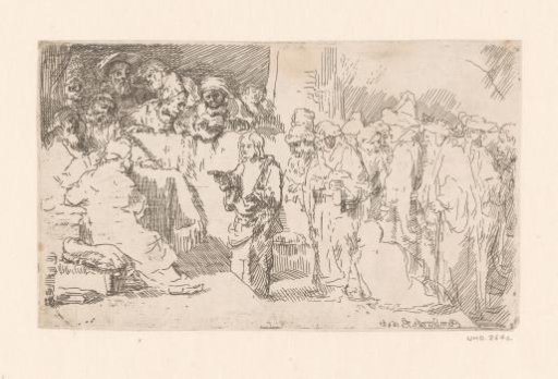 Christ disputing with the doctors: a sketch