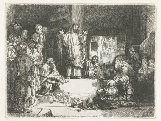 Christ preaching ('La petite Tombe')