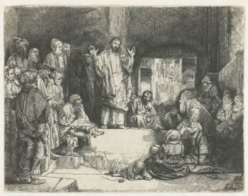 Christ preaching ('La petite Tombe')