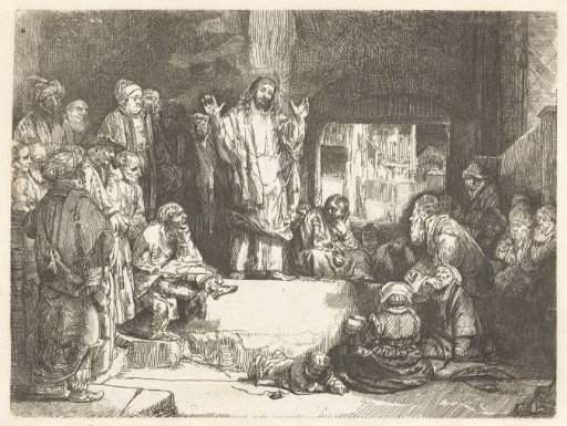 Christ preaching ('La petite Tombe')