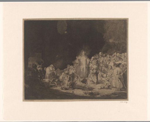 Christ preaching (The hundred guilder print)