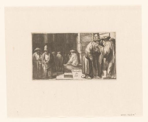 Jews in the synagogue