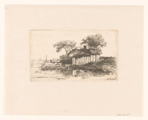 Cottage with a white paling