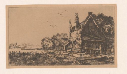 House with three chimneys