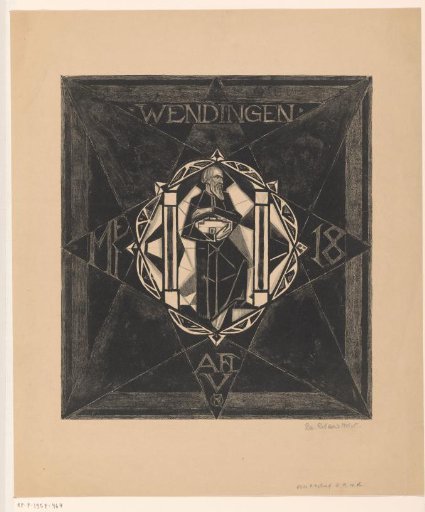 Cover Design for: Wendingen, 1918