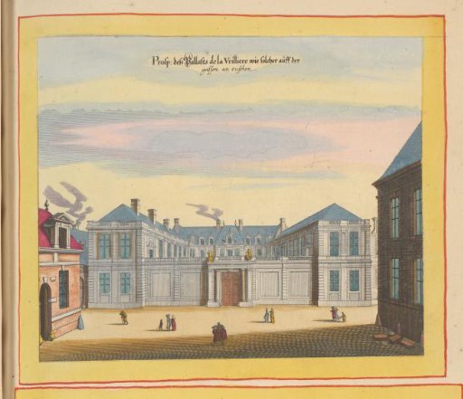 View of the main entrance of the Hôtel de La Vrillière
