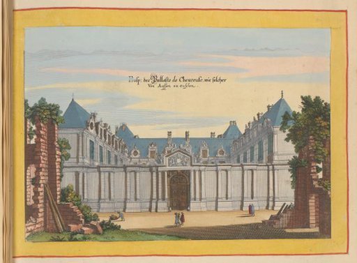 View of the main entrance of the Hôtel de Chevreuse