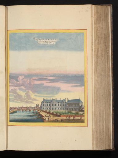 View of the Hôtel de Bretonvilliers in Paris
