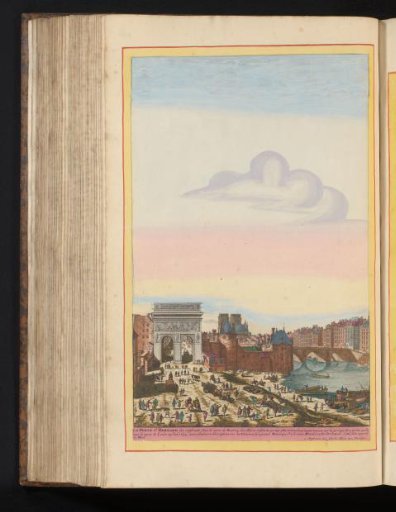 View of the Porte Saint-Bernard in Paris