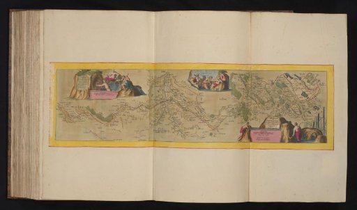 Map of the new canal from Pontgouin to Versailles, ca. 1693-1696