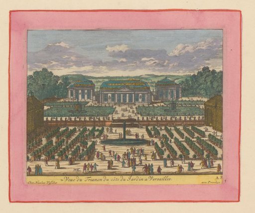 View of the Grand Trianon from the garden side at Versailles