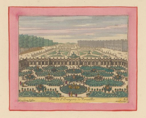 View of the orangery of Versailles