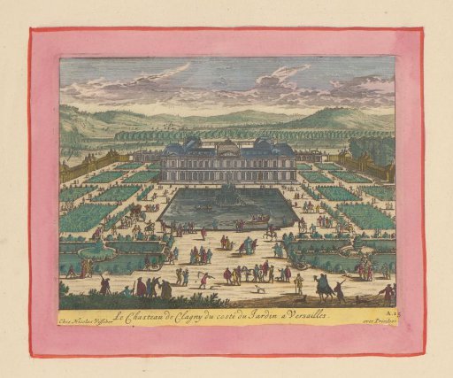 View of Château de Clagny from the garden side