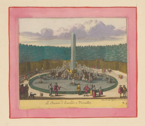 Fountain of Enceladus in the gardens of Versailles