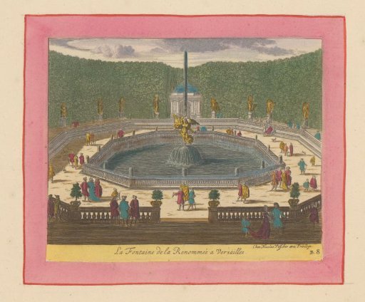 Fountain of Fame in the gardens of Versailles