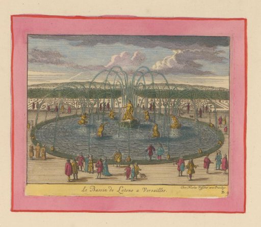 Basin of Latona in the gardens of Versailles