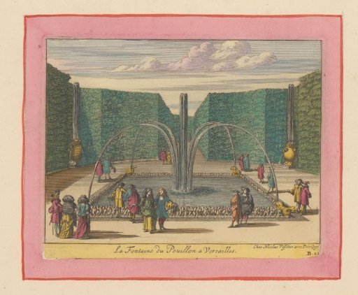 Fountain of Pouillon in the gardens of Versailles