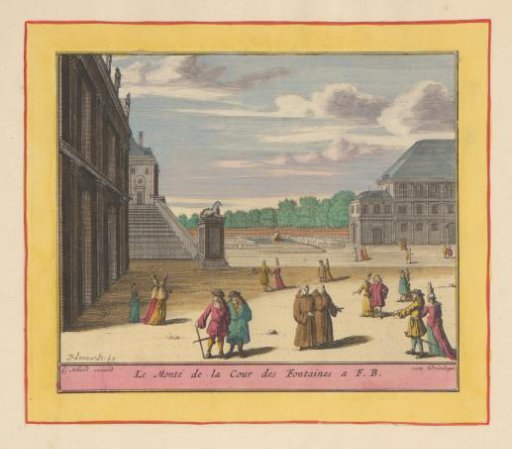 Cour de la Fontaine of the Palace of Fontainebleau