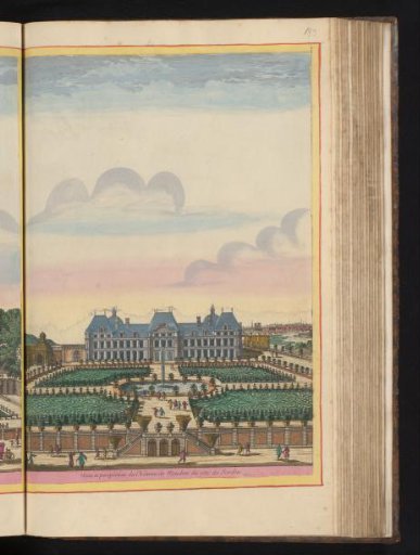 View of the Château de Meudon from the gardens